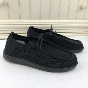 ITAZERO Black Slip On Comfy Loafer Shoes Minimalist Walking